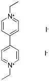 1,1'-DIETHYL-4,4'-BIPYRIDINIUM DIIODIDE 结构式