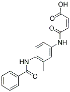 3-(4-BENZOYLAMINO-3-METHYL-PHENYLCARBAMOYL)-ACRYLIC ACID 结构式