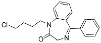 1-(4-Chlorobutyl)-5-phenyl-2,3-dihydro-1H-1,4-benzodiazepin-2-one 结构式