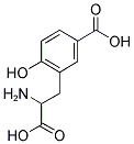 4-HYDROXY-3-METHYL(ALPHA-AMINOACETIC ACID)BENZOIC ACID 结构式