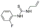 N-ALLYL-N'-(2-FLUOROPHENYL)THIOUREA 结构式