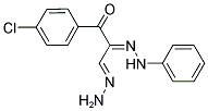 3-(4-CHLOROPHENYL)-3-OXO-2-(2-PHENYLHYDRAZONO)PROPANAL HYDRAZONE 结构式