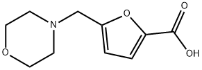5-(吗啉-4-甲基)-2-呋喃甲酸 结构式