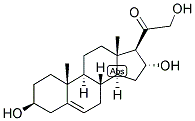 5-Pregnen-3-beta, 16-alpha, 21-triol-20-one 结构式