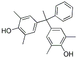 4-[1-(4-HYDROXY-3,5-DIMETHYLPHENYL)-1-PHENYLETHYL]-2,6-DIMETHYLPHENOL 结构式