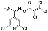 O4-(2,3,3-TRICHLOROACRYLOYL)-2,6-DICHLOROPYRIDINE-4-CARBOHYDROXIMAMIDE 结构式