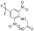 ([2,6-DINITRO-4-(TRIFLUOROMETHYL)PHENYL]AMINO)ACETIC ACID 结构式