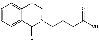 4-(2-METHOXY-BENZOYLAMINO)-BUTYRIC ACID 结构式