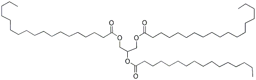 1,3-硬脂酸-2-棕榈酸甘油酯 结构式