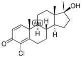 4-氯-去氢甲睾酮 结构式
