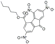 PENTYL 2,5,7-TRINITRO-9-OXO-9H-FLUORENE-4-CARBOXYLATE 结构式