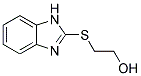 2-(1H-Benzoimidazol-2-ylsulfanyl)-ethanol 结构式