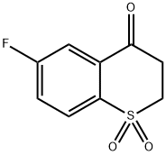 6-FLUORO-2,3-DIHYDRO-4H-THIOCHROMEN-4-ONE 1,1-DIOXIDE 结构式