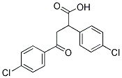 2,4-BIS(4-CHLOROPHENYL)-4-OXOBUTANOIC ACID 结构式