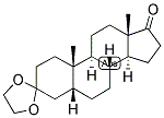 5-BETA-ANDROSTAN-3,17-DIONE 3-ETHYLENEKTAL 结构式