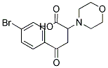 4-(4-BROMOPHENYL)-2-MORPHOLINO-4-OXOBUTANOIC ACID 结构式