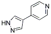 4-(1H-PYRAZOL-4-YL)PYRIDINE 结构式