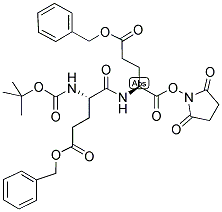 BOC-GLU(OBZL)-GLU(OBZL)-OSU 结构式