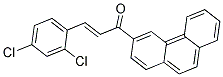 3-(2,4-DICHLOROPHENYL)-1-(3-PHENANTHRYL)PROP-2-EN-1-ONE 结构式