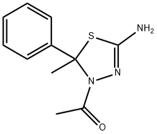 1-(5-AMINO-2-METHYL-2-PHENYL-[1,3,4]THIADIAZOL-3-YL)-ETHANONE