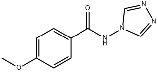 4-甲氧基-N-(4H-1,2,4-三唑-4-基)苯甲酰胺 结构式