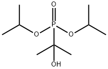 Diisopropyl (1-hydroxy-1-methylethyl)phosphonate 结构式