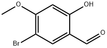 2-羟基-4-甲氧基-5-溴苯甲醛 结构式