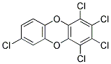 1、2、3、4、7-PENTACHLORODIBENZO-P-DIOXIN 结构式