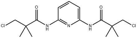 3-Chloro-N-(6-[(3-chloro-2,2-dimethylpropanoyl)amino]-2-pyridinyl)-2,2-dimethylpropanamide 结构式