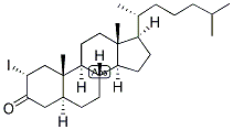 2-ALPHA-IODOCHOLESTANONE 结构式