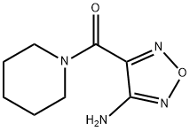 (4-AMINO-FURAZAN-3-YL)-PIPERIDIN-1-YL-METHANONE 结构式