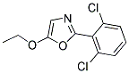 2-(2,6-DICHLOROPHENYL)-1,3-OXAZOL-5-YL ETHYL ETHER 结构式