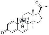 1,6-二脱氢孕酮 结构式
