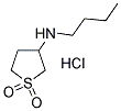 N-丁基四氢-3-噻吩胺-1,1-二氧化物,盐酸盐(1:1) 结构式