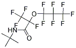 N-(TERT-BUTYL)-2,3,3,3-TETRAFLUORO-2-(1,1,2,2,3,3,3-HEPTAFLUOROPROPOXY)PROPANAMIDE 结构式