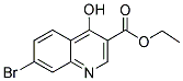 7-BROMO-4-HYDROXYQUINOLINE-3-CARBOXYLIC ACID ETHYL ESTER 结构式