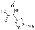 2-METHOXYAMINO-2-(2-AMINOTHIAZOLE-4-YL)-ACETIC ACID 结构式