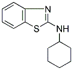 N-CYCLOHEXYL-1,3-BENZOTHIAZOL-2-AMINE 结构式