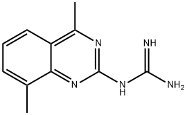 N-(4,8-二甲基-喹唑啉-2-基)-胍 结构式