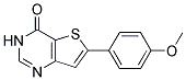 6-(4-METHOXY-PHENYL)-3H-THIENO[3,2-D]PYRIMIDIN-4-ONE 结构式