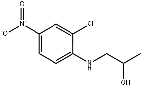 1-[(2-Chloro-4-nitrophenyl)amino]propan-2-ol 结构式