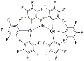 BIS[TRIS(PENTAFLUOROPHENYL)GERMIL]SELENIDE 结构式