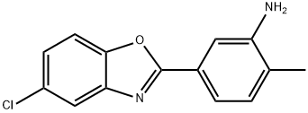 5-(5-氯苯并[D]噁唑-2-基)-2-甲基苯胺 结构式