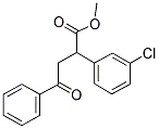 METHYL 2-(3-CHLOROPHENYL)-4-OXO-4-PHENYLBUTANOATE 结构式