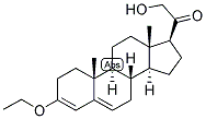 3,5-Pregnadien-3,21-diol-20-one 3-ethyl ether 结构式