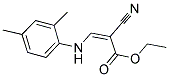 Ethyl 3-((2,4-dimethylphenyl)amino)-2-nitriloprop-2-enoate 结构式