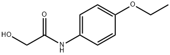 N-(4-乙氧基苯基)羟基乙酰胺 结构式