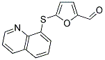 5-(QUINOLIN-8-YLTHIO)-2-FURALDEHYDE 结构式