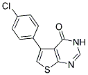 5-(4-CHLORO-PHENYL)-3H-THIENO[2,3-D]PYRIMIDIN-4-ONE 结构式