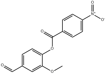 4-Formyl-2-methoxyphenyl 4-nitrobenzoate 结构式